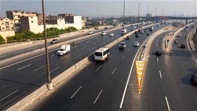 أول رد من النقل على عدم إنارة الطريق الدائري