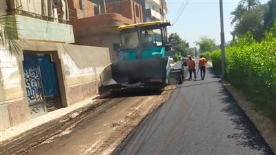 رئيس مدينة الزينية بالأقصر: بدء رصف منطقة الوحدة الصحية 