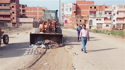 استمرار حملات النظافة بالمدينة والوحدات بمركز الزقازيق
