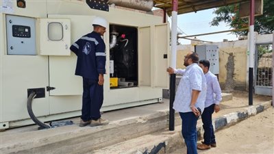 204 مولدات ديزل لمواجهة انقطاعات الكهرباء بمحطات مياه الشرب بسوهاج (صور)