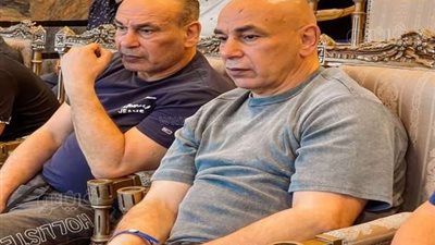 جهاز منتخب مصر بقيادة التوأم في مباراة الأهلي وفاركو