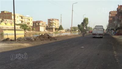 محافظ الغربية يتابع رصف وتوسعة الطريق المؤدي لمجمع تدوير مخلفات القمامة بدفرة