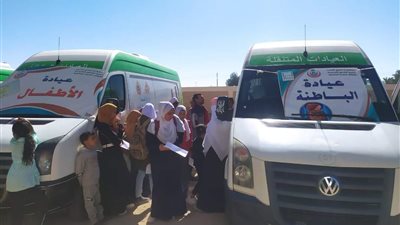 صحة الوادي الجديد تنظم قافلة طبية مجانية 
