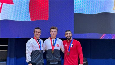 الجمباز، عمر العربي يحصد برونزية بطولة بوخاريست الدولية