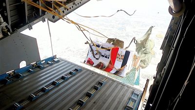 عشرات الأطنان، مصر تواصل جهودها فى تقديم المساعدات الإنسانية لقطاع غزة