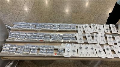 14 محاولة تهريب، قائمة بالأشياء الأكثر تهريبا بمطار القاهرة خلال يونيو 