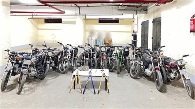 سقوط 3 عناصر إجرامية بتهمة سرقة الدراجات النارية بالأقصر