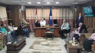 مدير تعليم دمياط يجتمع بمدراء المراحل ورؤساء مكاتب تنسيق الابتدائية والإعدادية
