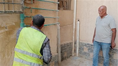 قطع المياه عن المخالفين ووصلات الخلسة بحدائق أكتوبر