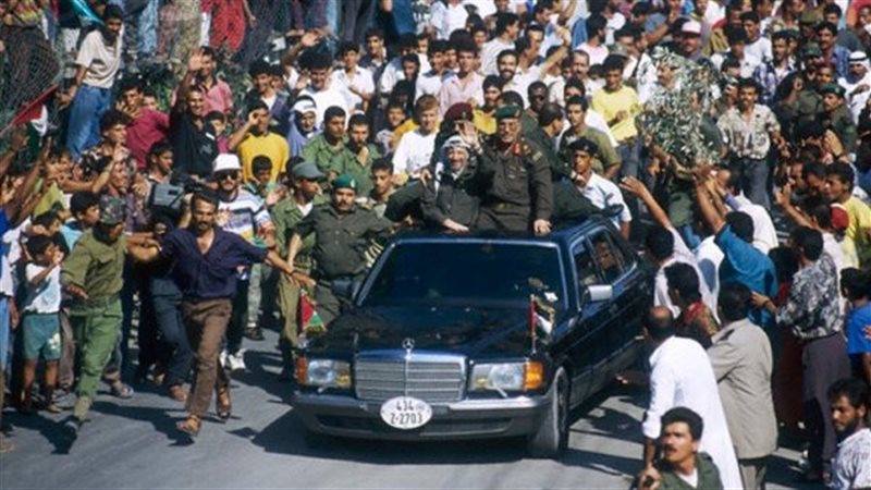 عودة عرفات إلى غزة،