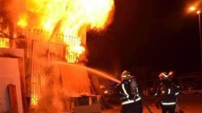 إصابة 3 أشخاص فى حريق منزل بسوهاج 