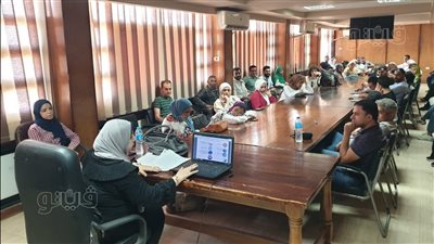 تدريب 80 فريقا طبيا على الرصد البيئي وتغير المناخ بصحة بني سويف (صور)