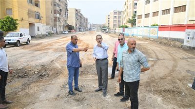 محافظ الغربية يتابع مشروعات الرصف والتطوير بالمحلة الكبرى