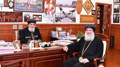 البابا تواضروس يتلقى تقريرا عن الخدمة في إيبارشية شرق المنيا