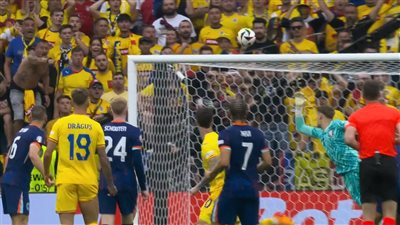 يورو 2024، جاكبو يتقدم بهدف هولندا الأول في شباك رومانيا