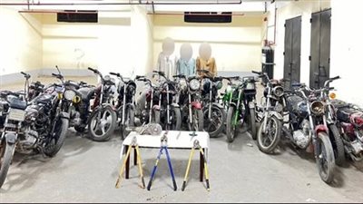 سقوط 21 لصا لارتكاب جرائم سرقات متنوعة (صور)