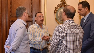 استقبال سفير فرنسا، آخر أنشطة محافظ الإسكندرية السابق