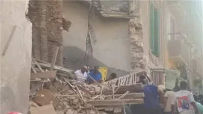 إصابة شخصين في انهيار عقار ببولاق أبو العلا
