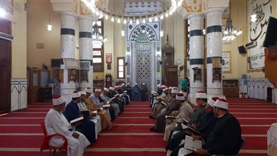 وكيل وزارة الأوقاف بالإسكندرية يشهد المقرأة الشهرية للأئمة 