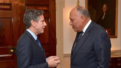 اتصال مفاجئ من بلينكن بسامح شكري بعد خروجه من التشكيل الوزاري الجديد 