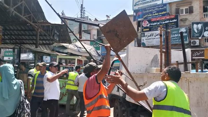 رفع إشغالات بالبحيرة،فيتو