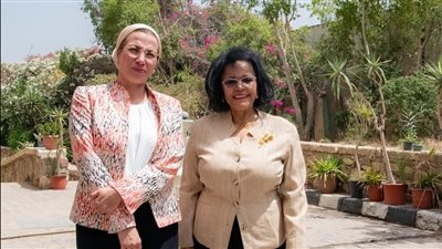 وزيرة البيئة تتفقد مركز التميز الأفريقي للمرونة 