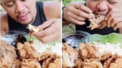 ظل يأكل حتى مات، النشطاء يكشفون سر وفاة مدون طعام فلبيني شهير فجأة (فيديو)