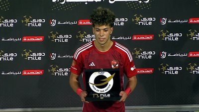 إمام عاشور رجل مباراة الأهلي والداخلية في الدوري الممتاز