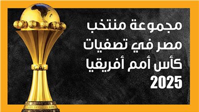 مجموعة منتخب مصر في تصفيات كأس أمم أفريقيا 2025 (إنفوجراف)