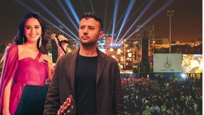 حمزة نمرة وفايا يونان يفتتحان مهرجان 