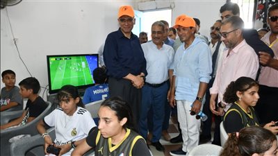 وزير الرياضة ومحافظ الجيزة يفتتحان منشآت جديدة بنادي الطالبية