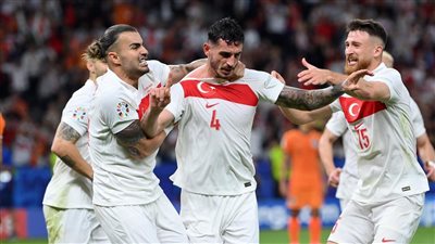 يورو 2024، تركيا تتقدم على هولندا بهدف في الشوط الأول 