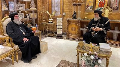 البابا تواضروس يتلقى تقريرا عن الكلية الإكليريكية بنيوجيرسي