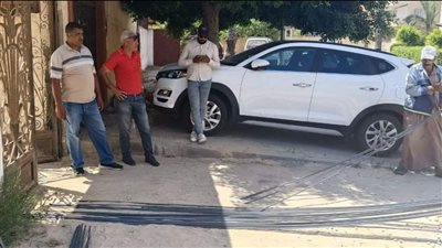 إزالة فورية لمخالفات بناء في دمياط الجديدة