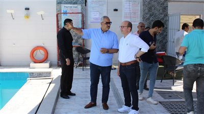 جولة تفقدية للتأكد من تطبيق عوامل الأمن والسلامة بحمامات السباحة في القليوبية