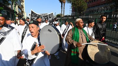 تفاصيل مسيرة الطرق الصوفية احتفالا بالعام الهجري الجديد (فيديو وصور)