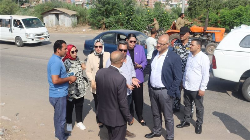 محافظ القليوبية خلال