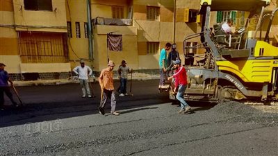 محافظ الغربية يتابع أعمال رصف وتطوير شوارع طنطا