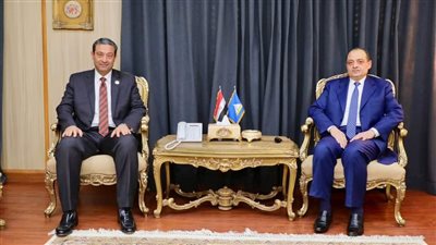 محافظ دمياط يستقبل مدير الأمن بمكتبه اليوم ويتلقى التهنئة بمناسبة توليه مهام منصبه 
