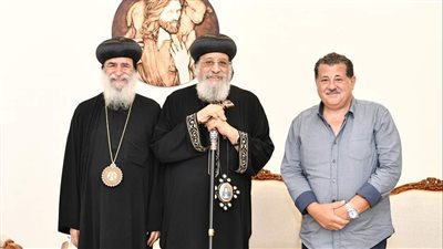 البابا تواضروس يتلقى تقريرا عن ملفات العمل بلجنة العلاقات العامة