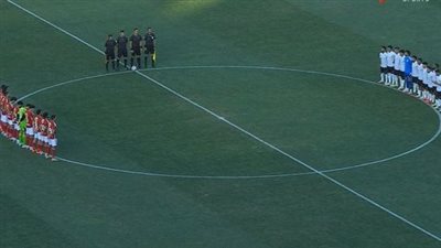 دقيقة حداد علي روح أحمد رفعت قبل مباراة الأهلي وطلائع الجيش 