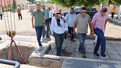 رئيس جهاز الشيخ زايد تتفقد سير العمل بمأخذ محطة مياه الشرب ببرقاش