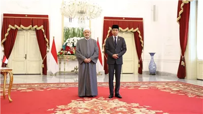 شيخ الأزهر يلتقي الرئيس الإندونيسي ويناقشان إطلاق مبادرة 