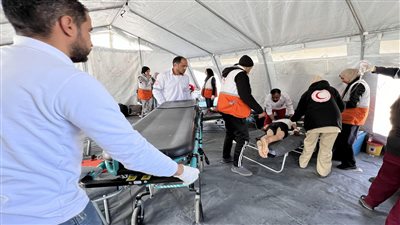 الهلال الأحمر الفلسطيني يعلن خروج جميع المرافق الطبية بغزة عن الخدمة