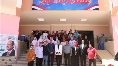 نائب محافظ الوادي الجديد تتفقد أعمال تطوير مستشفى باريس المركزي 