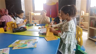 مكتبة مصر العامة بالدلنجات تستقبل الأطفال المشاركين بالأنشطة الصيفية (صور)