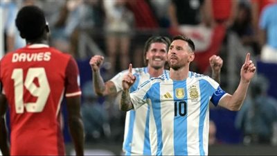 شهدت أول أهداف ميسي، الأرجنتين إلى نهائي كوبا أمريكا بعد تخطي كندا بثنائية نظيفة