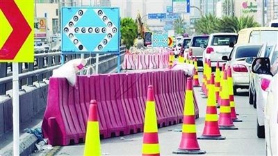 غلق كلي لمدخل طريق بلبيس الصحراوي لمدة 5 أشهر 