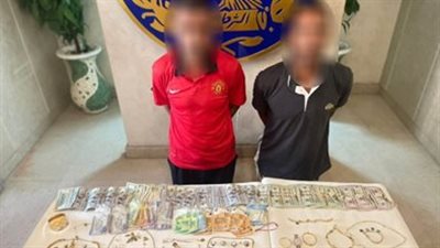 ضبط 11 لصًا بينهم أجنبية لسرقة مشغولات ذهبية وشاشات عرض بالقاهرة (صور)