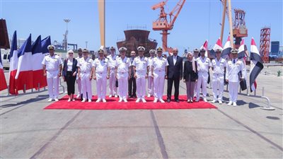 القوات البحرية تستقبل رئيس أركان البحرية الفرنسية بنطاق الأسطول الشمالي 